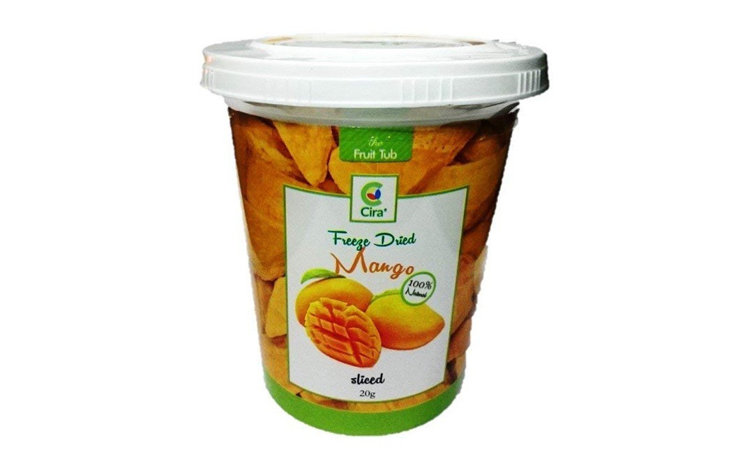 Cira Freeze Dried Mango Sliced   Tub  20 grams